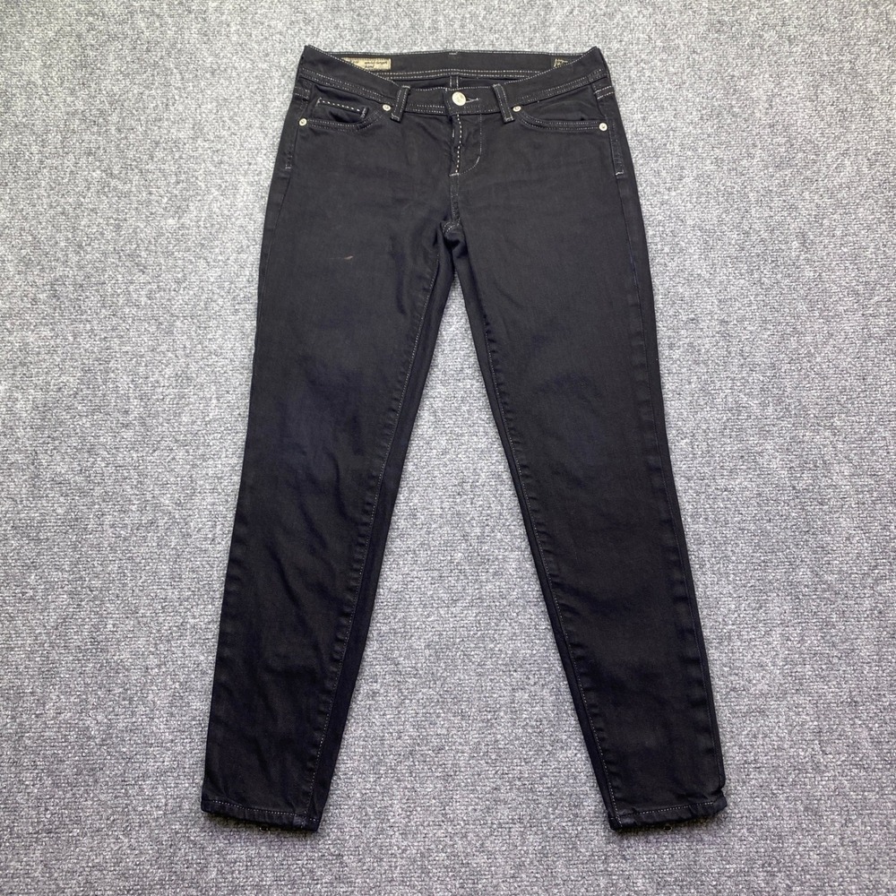 Citizens‎ of Humanity Saint 211 Ankle Length Pant Black Low Rise Jeans Sz 25 USA